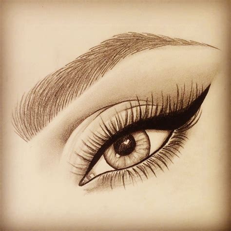 drawings of pretty eyes